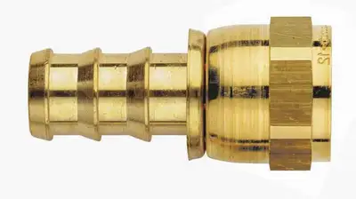 Aeroquip #4 Brass 37d Swivel