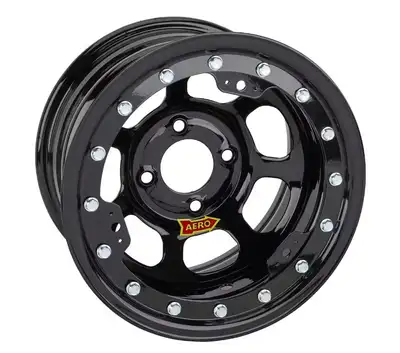 Aero Race Wheels Wheel 13x8 2in 4.50in BC Black Light Weight