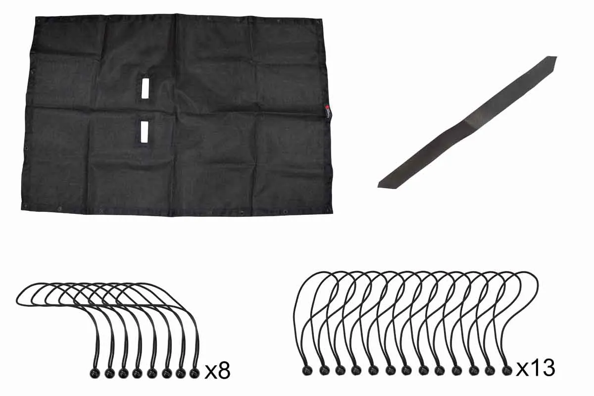 Fishbone Offroad Full Sun Shade for 2018 & Up Jeep Wrangler Unlimited JLU FB51334 product image