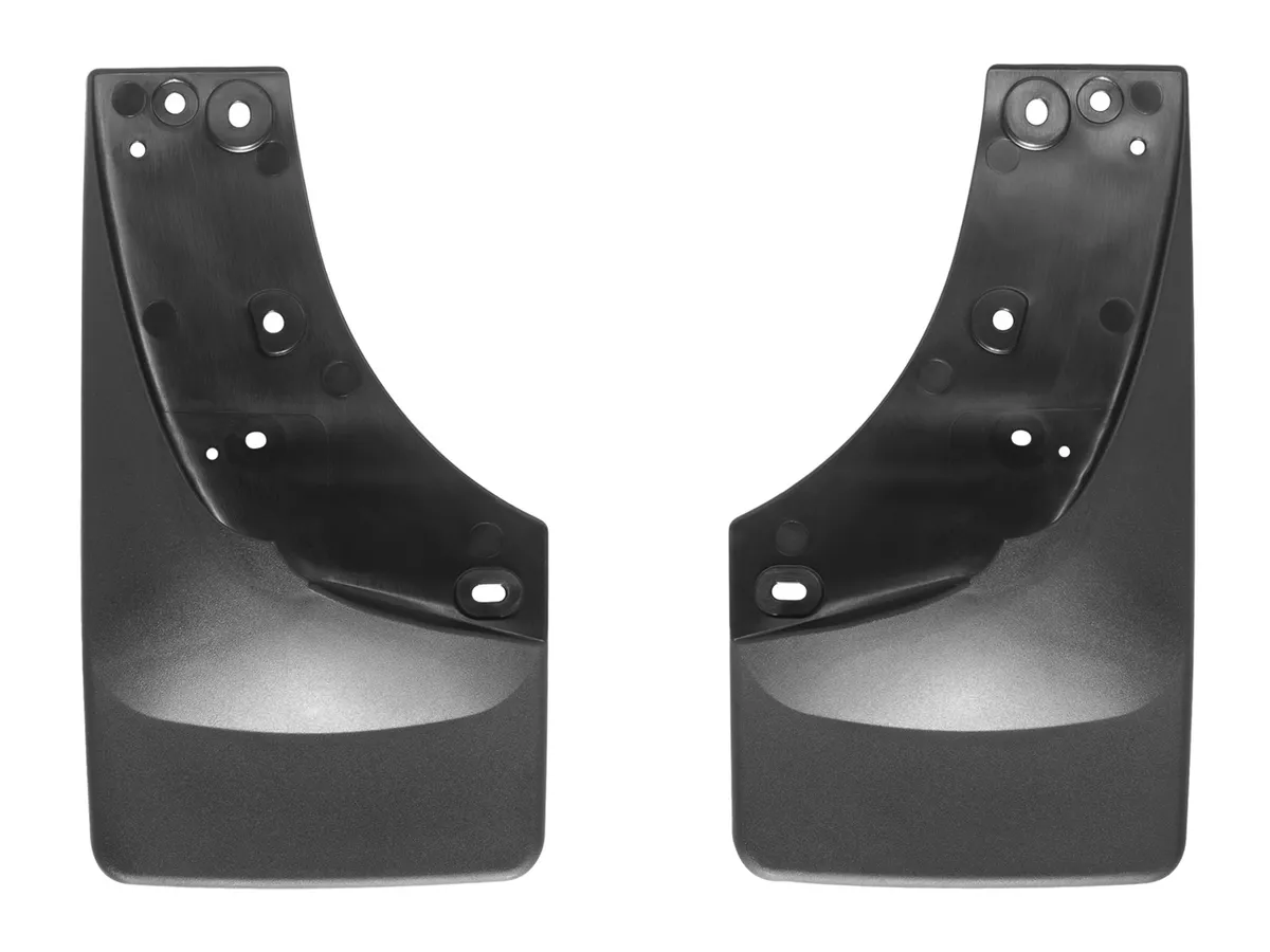2003 - 2006 Chevrolet Avalanche Black No Drill MudFlaps with OE Flares / 2001 - 2007 Chevrolet Silverado 1500/2500/3500 Black No Drill MudFlaps with OE Flares / 2001 - 2007 Chevrolet Silverado Classic Dually Black No Drill MudFlaps with OE Flares product image