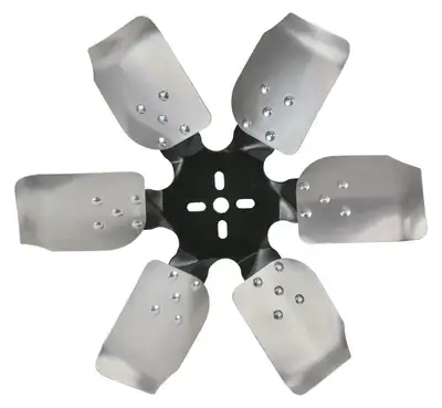 Derale 17 Standard Rotation Rigid Race Fan, Aluminum Blade