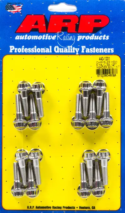 ARP Auto Racing Chrysler Hemi 5.7/6.1l ss 12pt Header Bolt Kit Stainless Steel