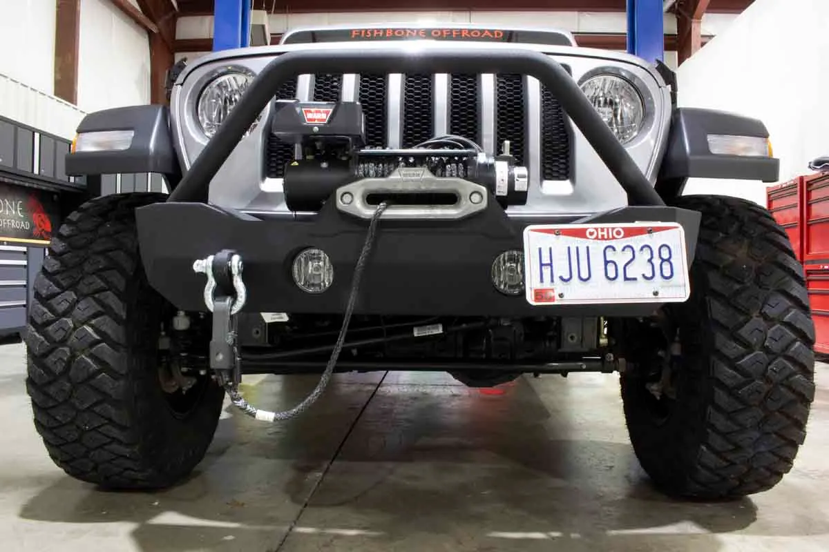 Fishbone Offroad Mako Front Bumper for 2018 & Up Jeep Wrangler/Gladiator FB22090 product image