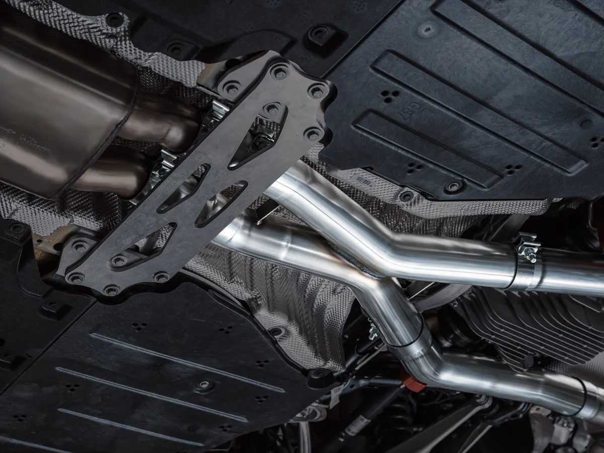 AWE SwitchPath™ Exhaust for BMW G87 M2 - Chrome Silver Tips product image