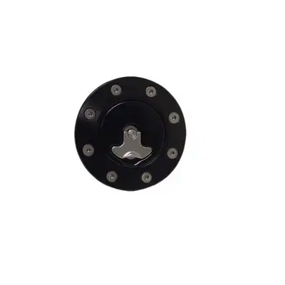 Ridetech Billet Aluminum Gas Cap Universal Fit Locking Anodized Black Cap 2 Keys Housing Neck And Gaskets Ridetech