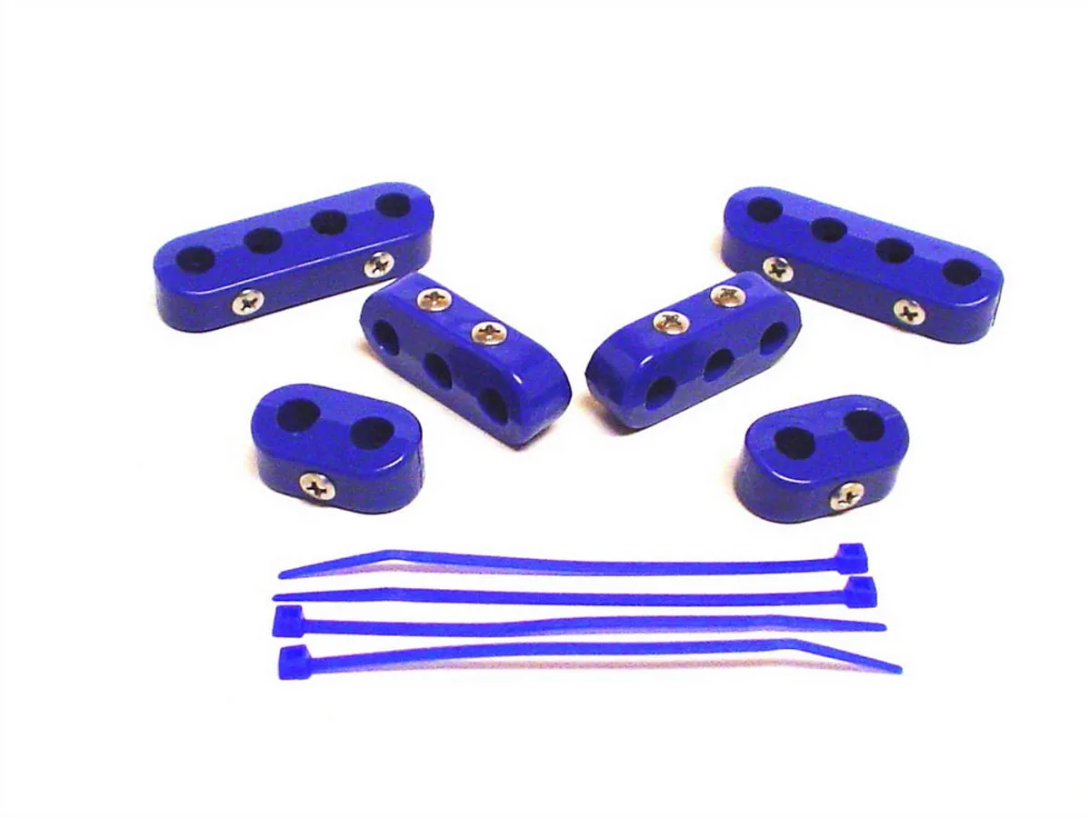 Taylor Cable Taylor Cable 7-8mm Separators Clamp Style Blue