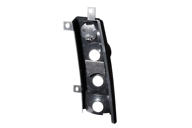 Tail Light Assembly; Clear Lens; Chrome Housing; Pair; Housing For 3 Bulb Design; product image