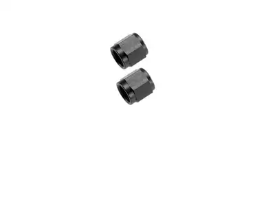 Redhorse Performance 08 An/Jic Aluminum Tube Nut 3/4 x 16 Black 2/Pkg
