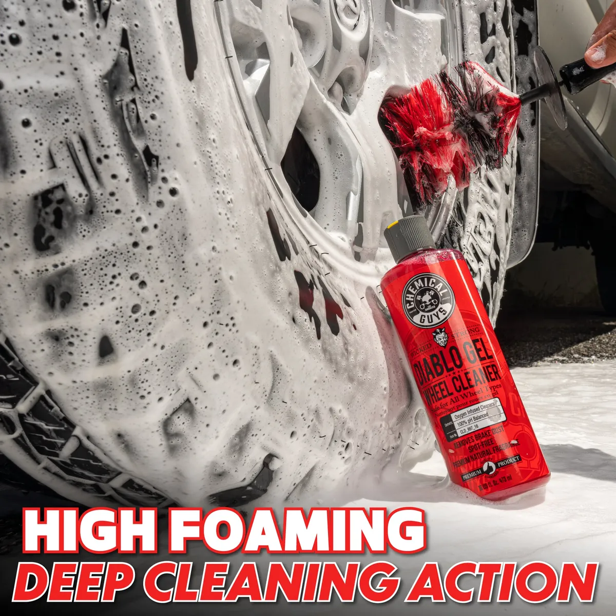 Diablo Gel Wheel & Rim Cleaner Concentrated Suspension Rim & Wheel Cleaner (1 Gal) product image