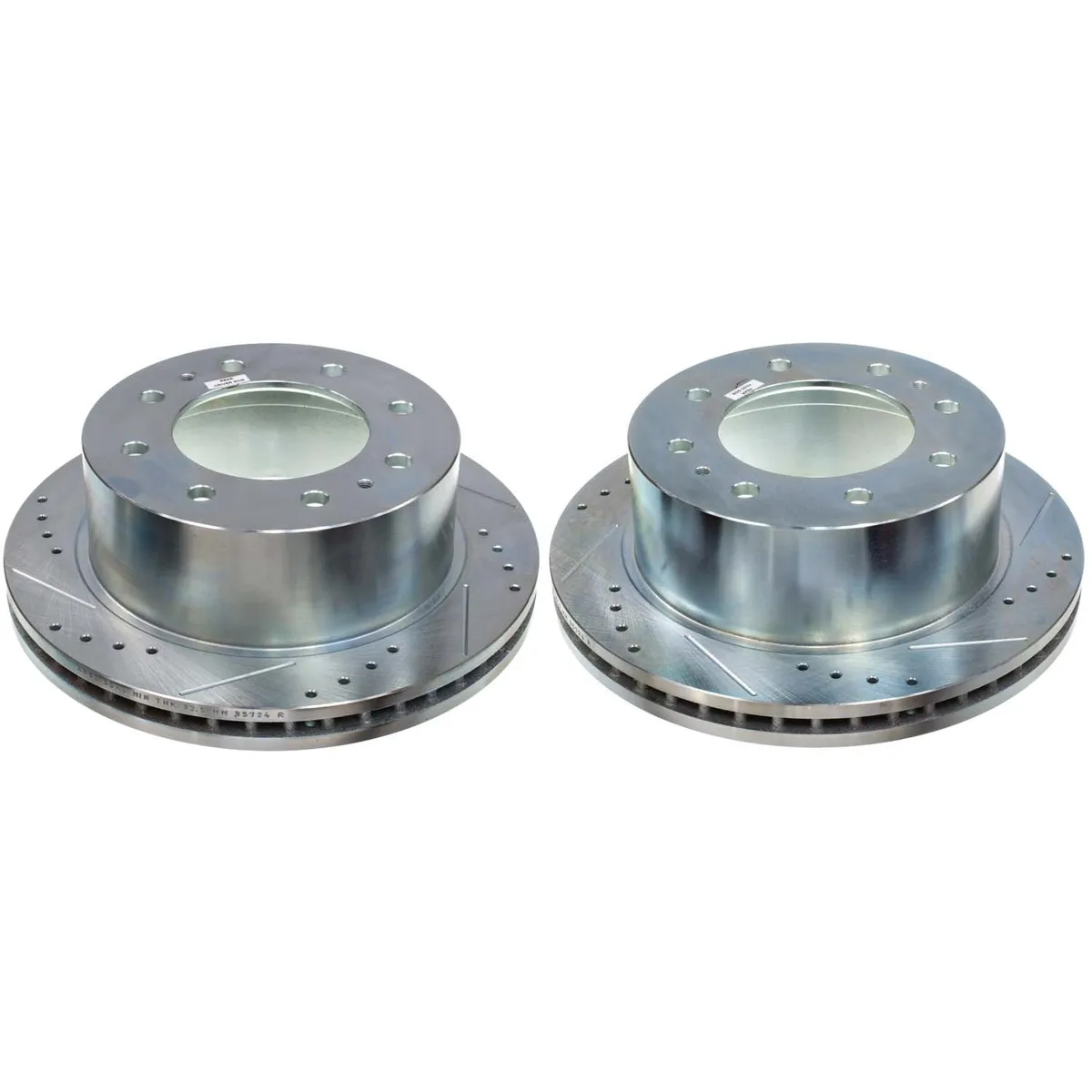 Drilledslotted Rotor Pair Rear 2015 Chevrolet Silverado 2500 HD 2014-11 Chevrolet Silverado 2500 HD 201 product image