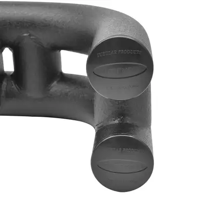 Smittybilt Tubular Bumper End Caps 3in Tube Pair Black