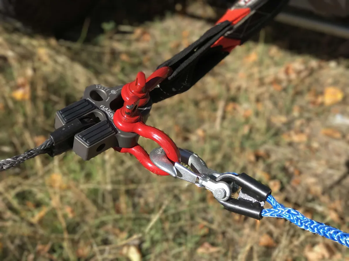 Winch Line Shackle Mount Foldable Flatlink Multimount Gray Factor 55 product image