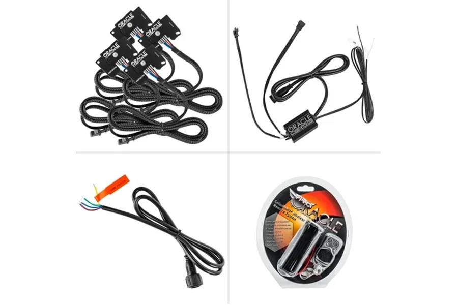 1346-330 - Jeep Wrangler JL/Gladiator JT ColorSHIFT RGB+W Headlight DRL Kit - w/RF Cont. product image