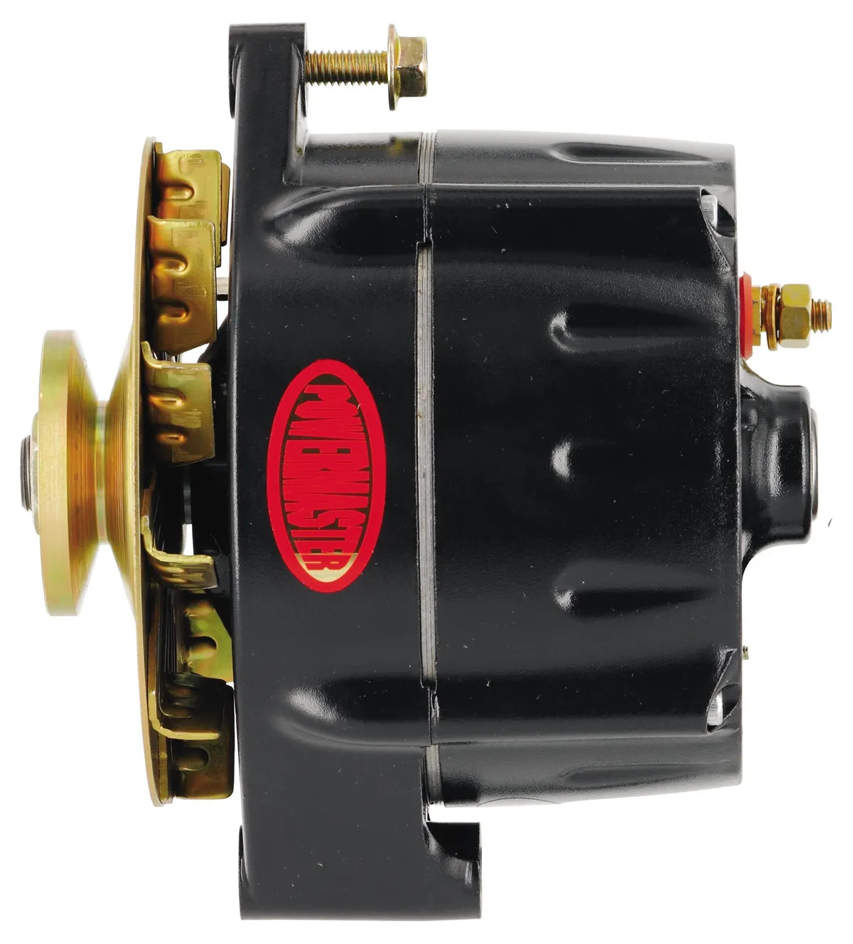 Smooth Look™ Alternator; 12si; 150 Amp; 100 Idle; 1 Groove V Type; Baffle; Black; product image