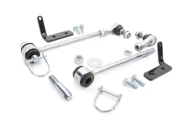 Rough Country Rough Country Front Sway Bar Quick Disconnects - 3.5-6in Lift - JT/JL/JK