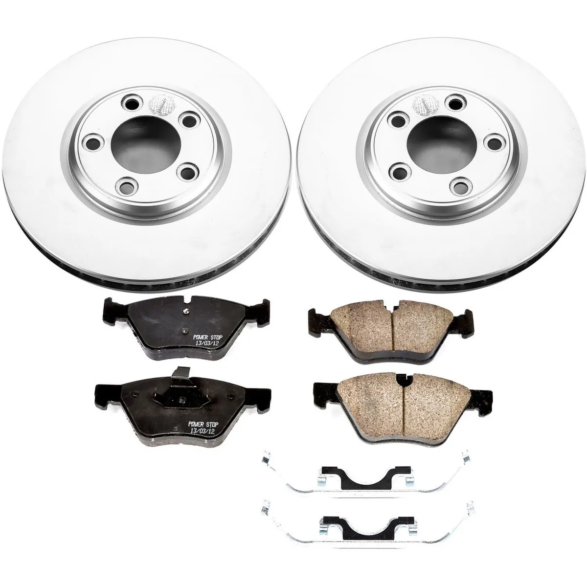 Z17 Geomet Coated Rotor Kit: Genuine Geomet Fully Coated Rotors; Ceramic Pads W/Hardware product image