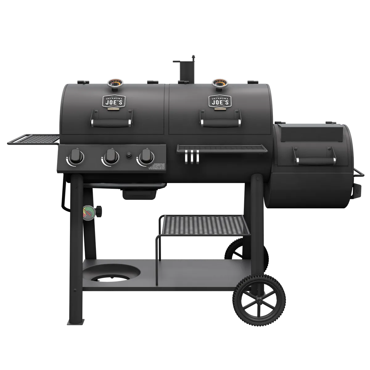 Oklahoma Joe's Smokers Oklahoma Joes Canyon Combo Dlx Charcoal/Gas Smoker & Grill