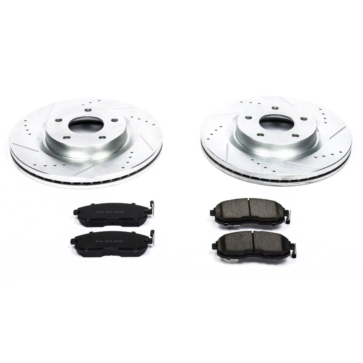 Z23 Evolution Sport Upgrade Kit: Drilled/Slotted Rotors; Carbon-Fiber Ceramic Pads W/Hardware product image