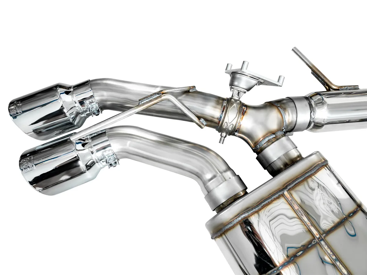 AWE SwitchPath Exhaust for Cadillac CT4-V Blackwing - Chrome Silver Tips - 3025-42436 product image