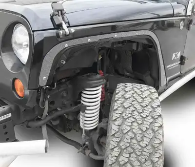Steinjager Fenders 2007-2018 Deletes Front Gray Hammertone
