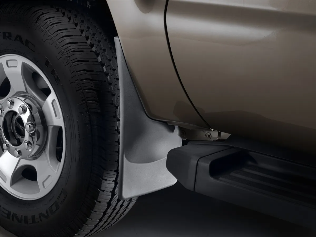 2011 + Ford Super Duty Black No Drill MudFlaps Fits Standard Models product image