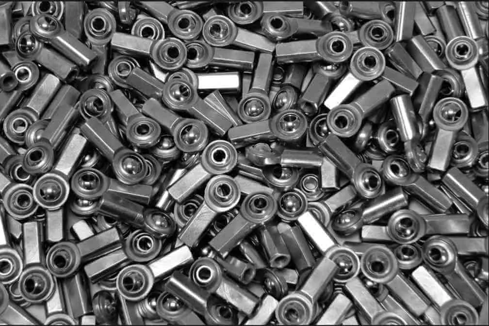 Steinjager Steinjäger Inch Female Rod Ends Steel Housing, Bronze Race 1/4-28 LH 200 Pack