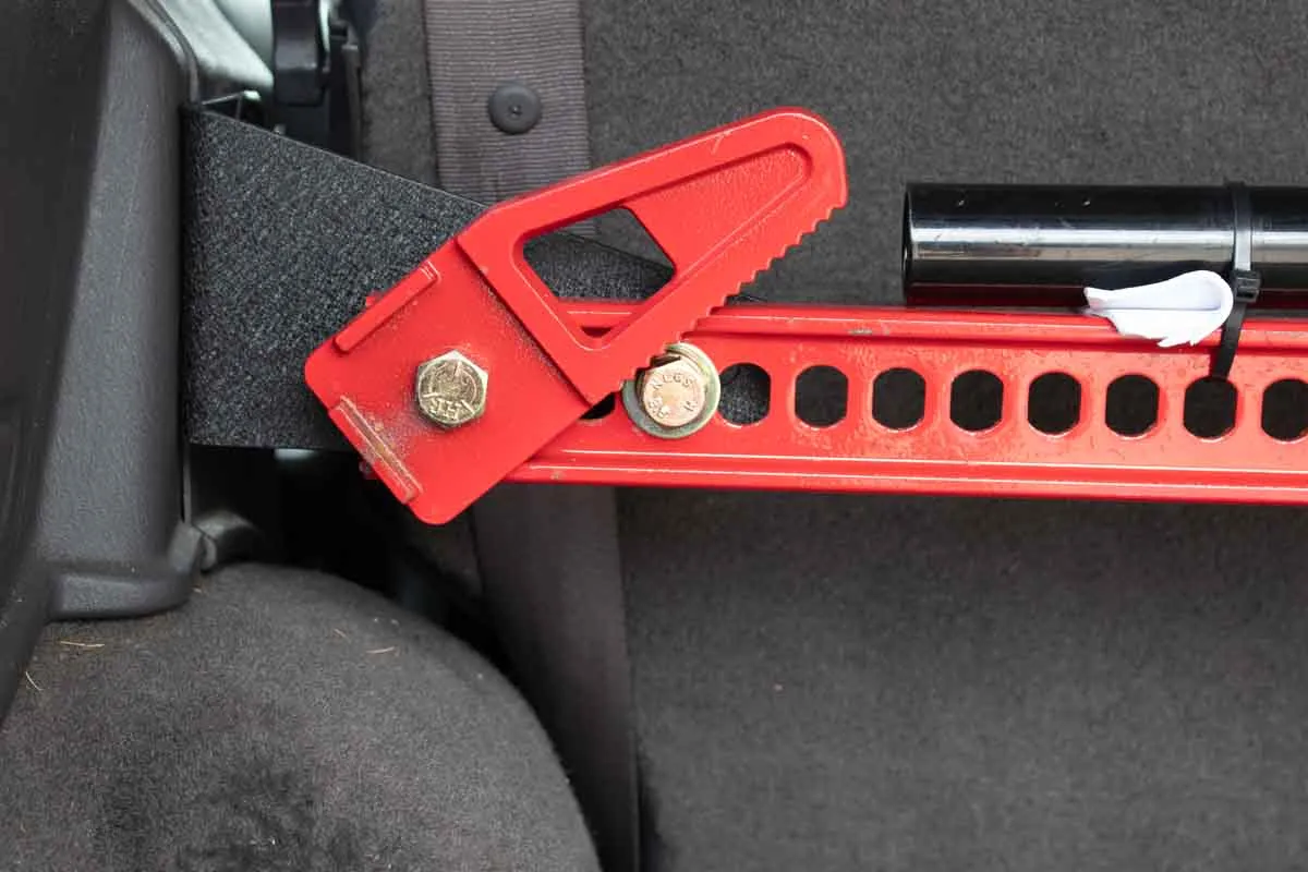 Fishbone Offroad Rear Seat Hi-Lift Jack Mount for 1984-2001 Jeep Cherokee FB25314 product image