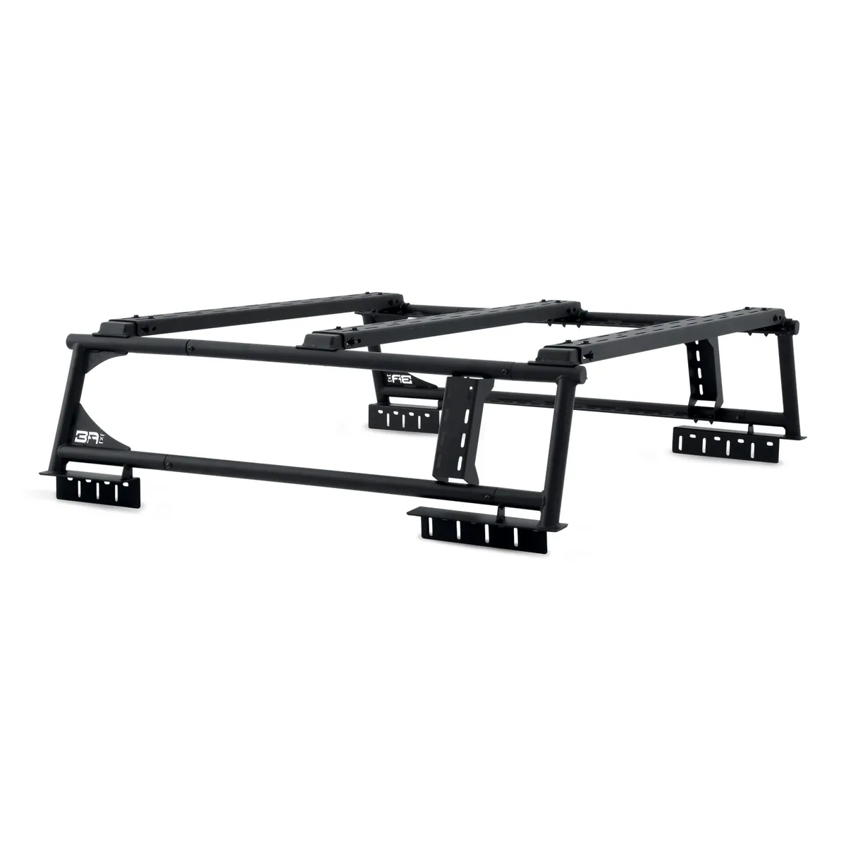 Full Size Universal Overland Rack; Light-Textured; Black; Metal; product image