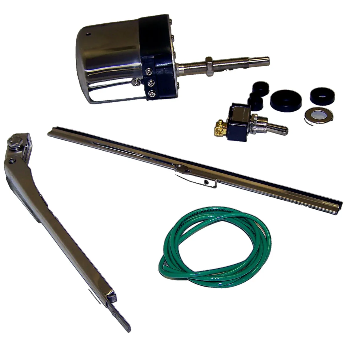 Wiper Motor Kit 1941-1945 MB;1945-1949 CJ-2A;1948-1953 CJ-3A;1952-1952 M38 w/ 12 Volt Electrical System;1952-1963 M38-A1 w/ 12 Volt Electrical System;1953-1958 CJ-3B;1955-1958 CJ-5;1955-1958 CJ-6; product image