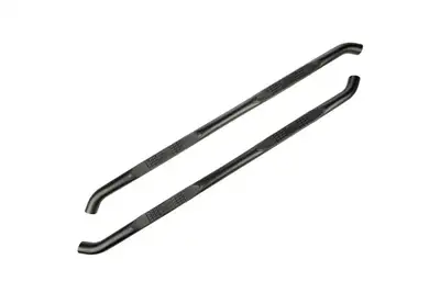 Rugged Ridge 3inch Round Side Step Fine Textured Black; 2020 Jeep Gladiator Jt