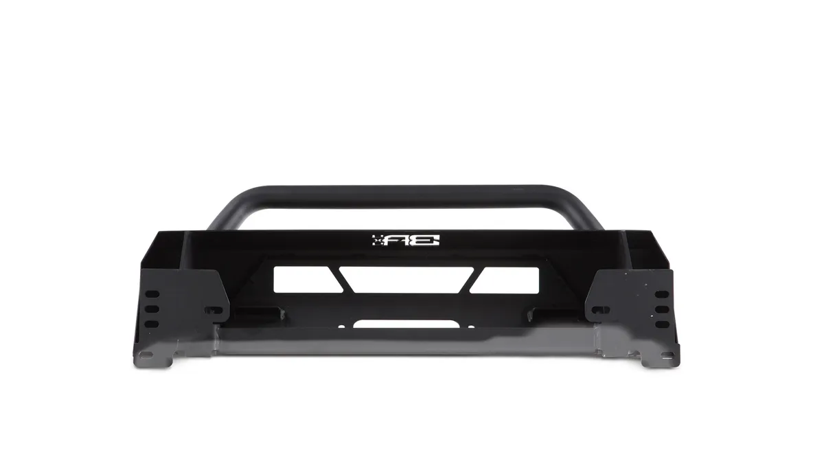 HiLine Front Winch Bumper; 3/16 in. Plate Bumper; 1/4 in. Winch Mount; product image