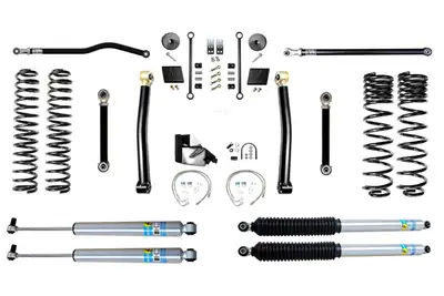 EVO Manufacturing Evo Manufacturing 4.5in Enforcer Stage 3 Plus Lift Kit w/ Bilstein Shocks - JT