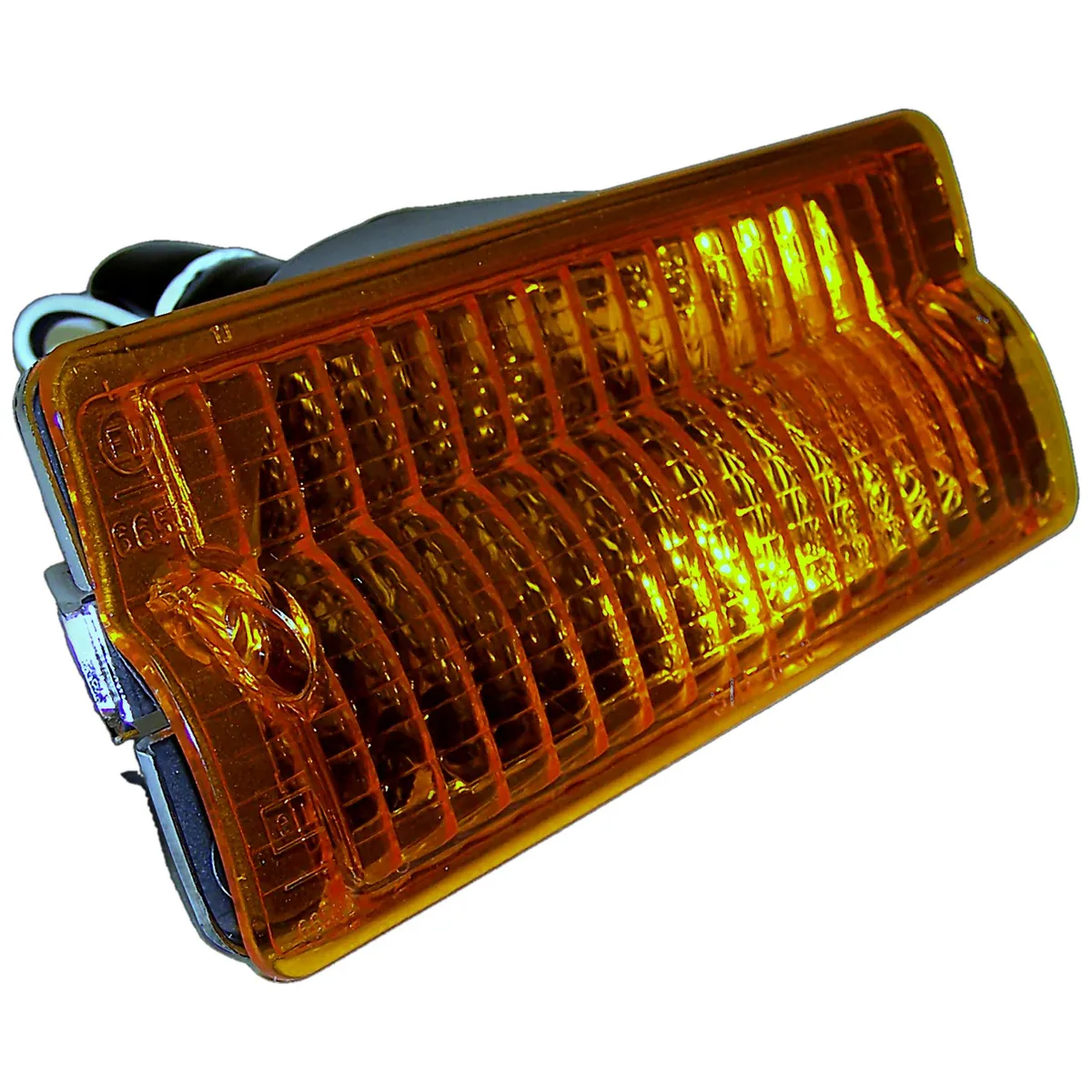 Crown Automotive Jeep Replacement J5460107 Left Front Parking Lamp for Jeep 76-91 SJ, J-Series, Incl. Lamp, Bulb & Harness product image