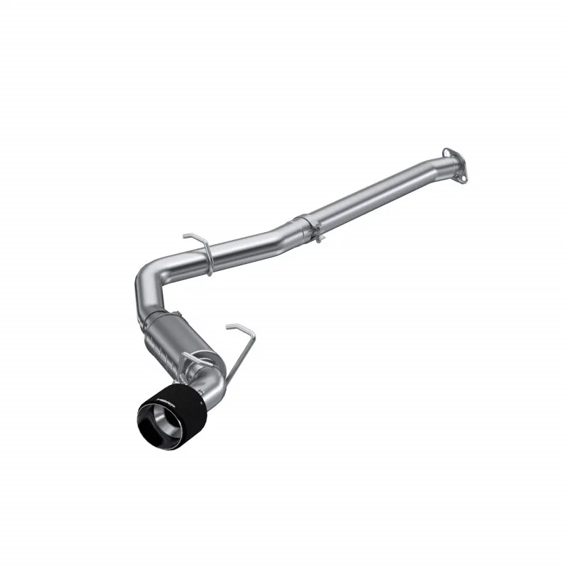 T304 Stainless Steel 3 Inch Cat-Back Single Rear Exit with Carbon Fiber Tips for 13-Up Subaru BRZ 17-Up Toyota GR86 and 13-16 Scion FR-S MBRP product image