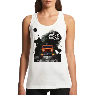 GateKeeper Off-Road Womens Performance Graphic Tank Top "Knuckle Pod Mounts"