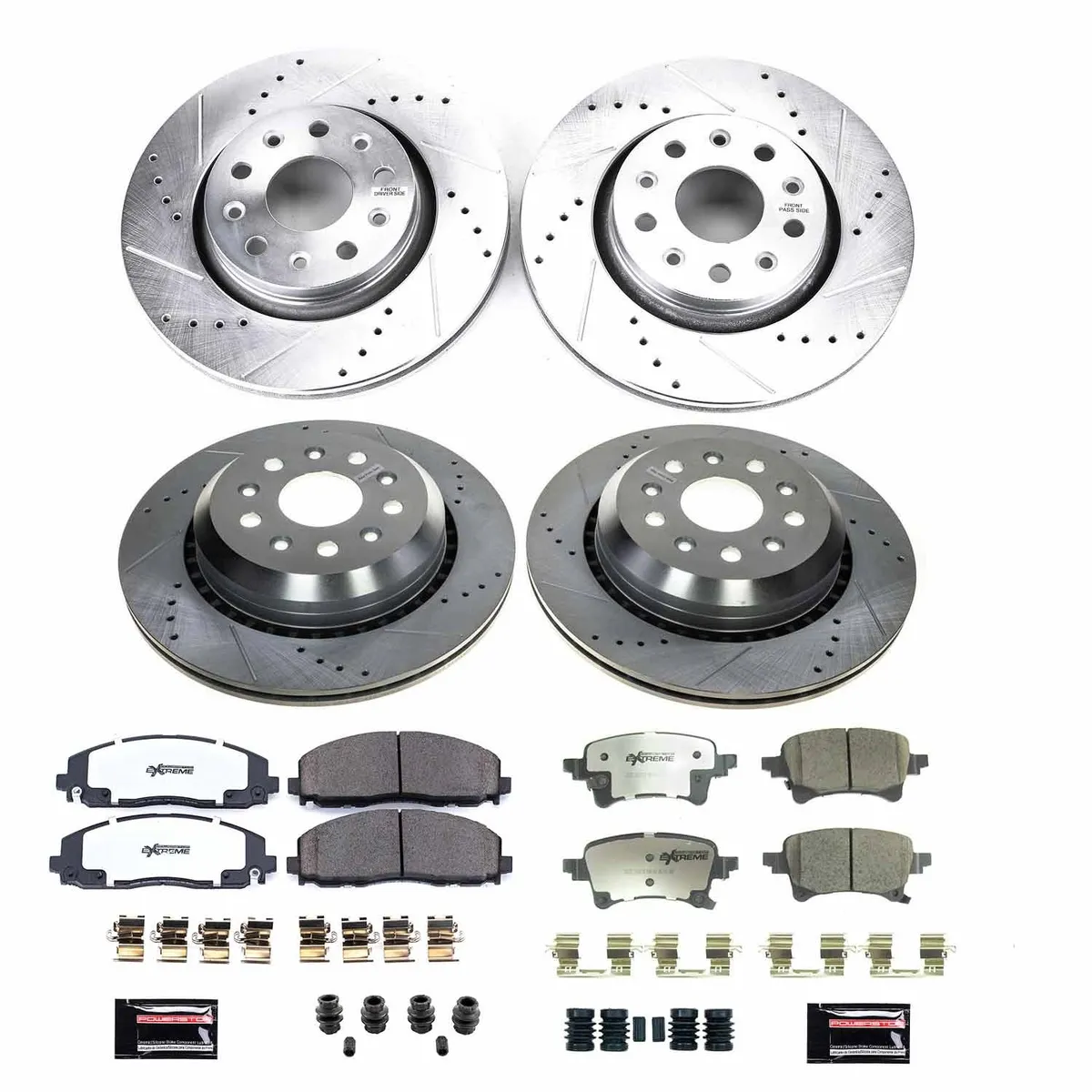 Z36 Truck/Tow Upgrade Kit: Drilled/Slotted Rotors; Carbon-Fiber Ceramic Pads W/Hardware product image