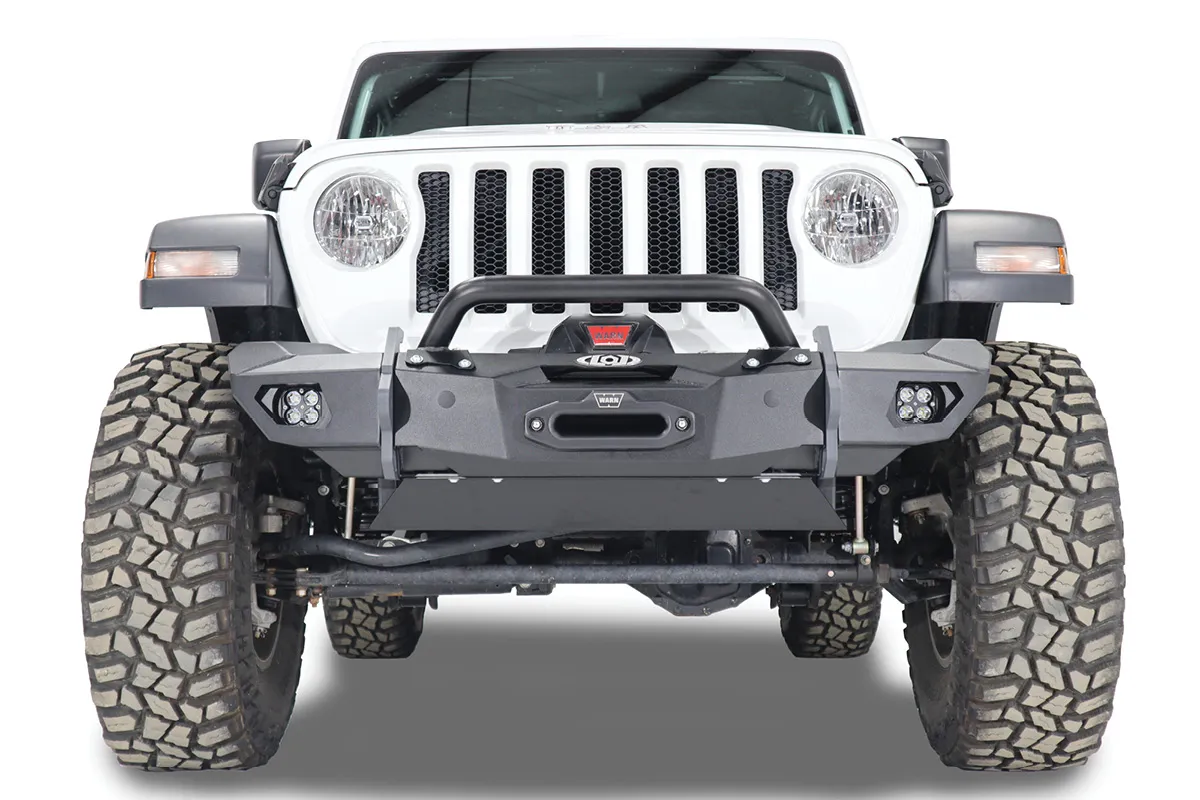 LOD Black Ops Front Bumper Skid Plate - Black Powder Coated - JL/JT product image