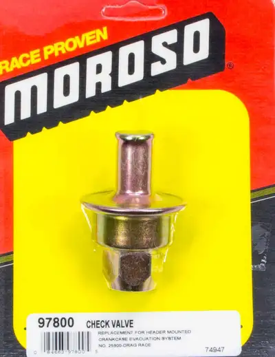Moroso Replace Check Valve Crank