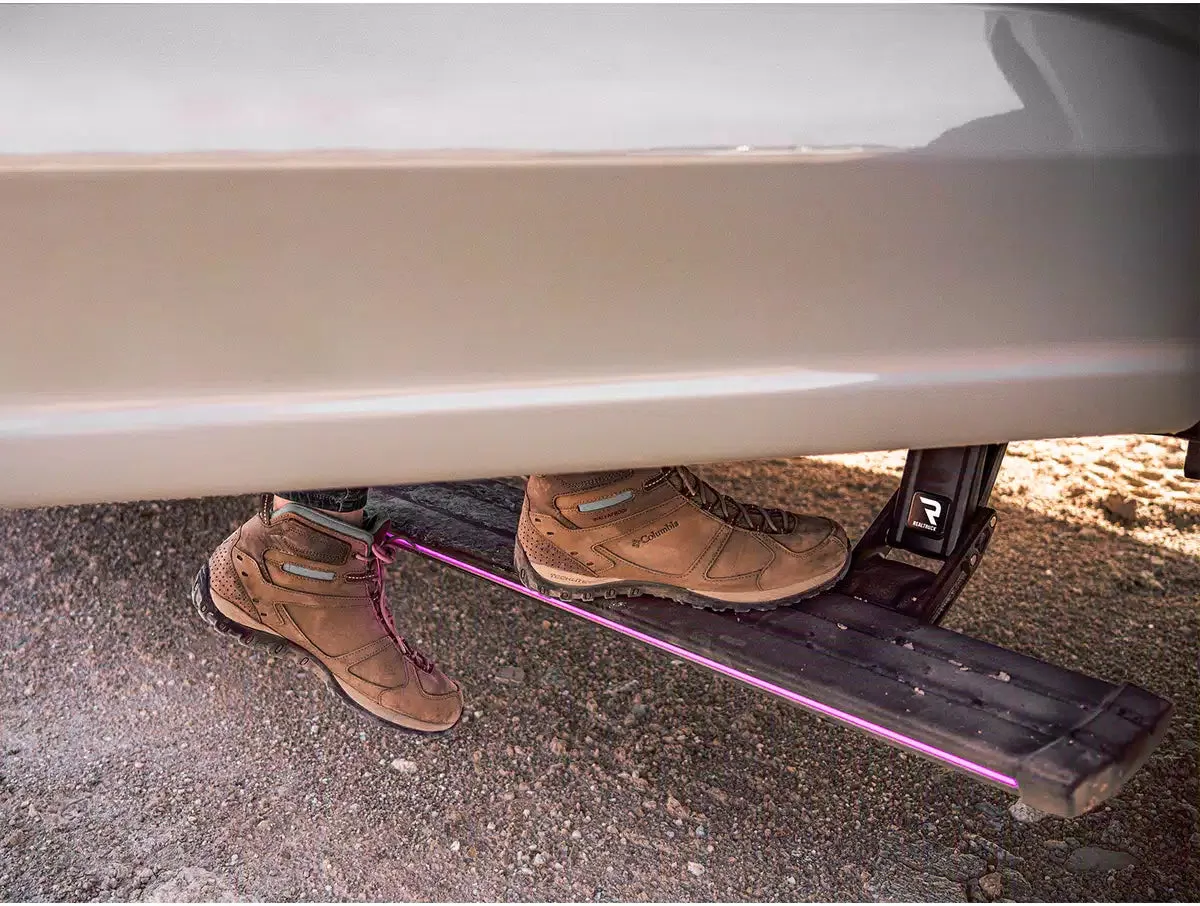 Amp Research 2020 2021 Ford F-250 Super Duty Black Powerstep Vision 96236-01a product image