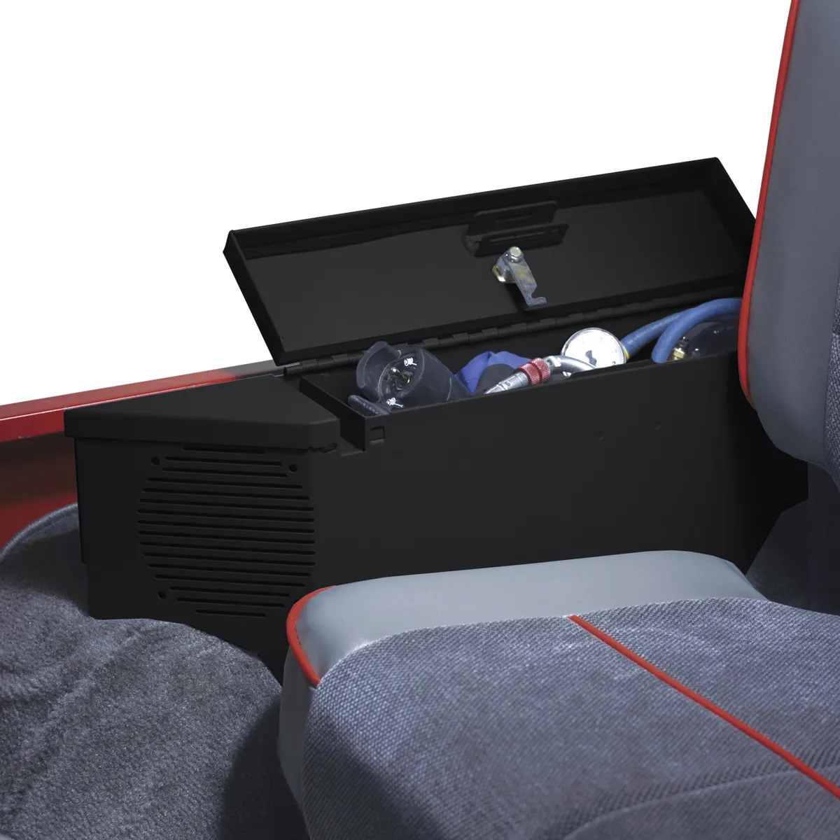 Security Speaker/Storage Lockbox - '97-06 Wrangler TJ (Black; Standard Key) product image