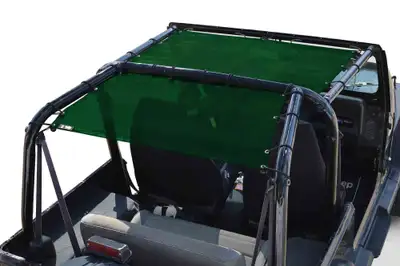 Steinjager Tops and Covers 1987-1995 Fabric Teddy Dark Green Front Seats Only