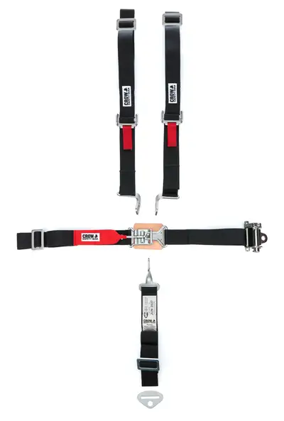 crow safety 2in Ratchet 5-Way Restr aint.Latch & Link Right