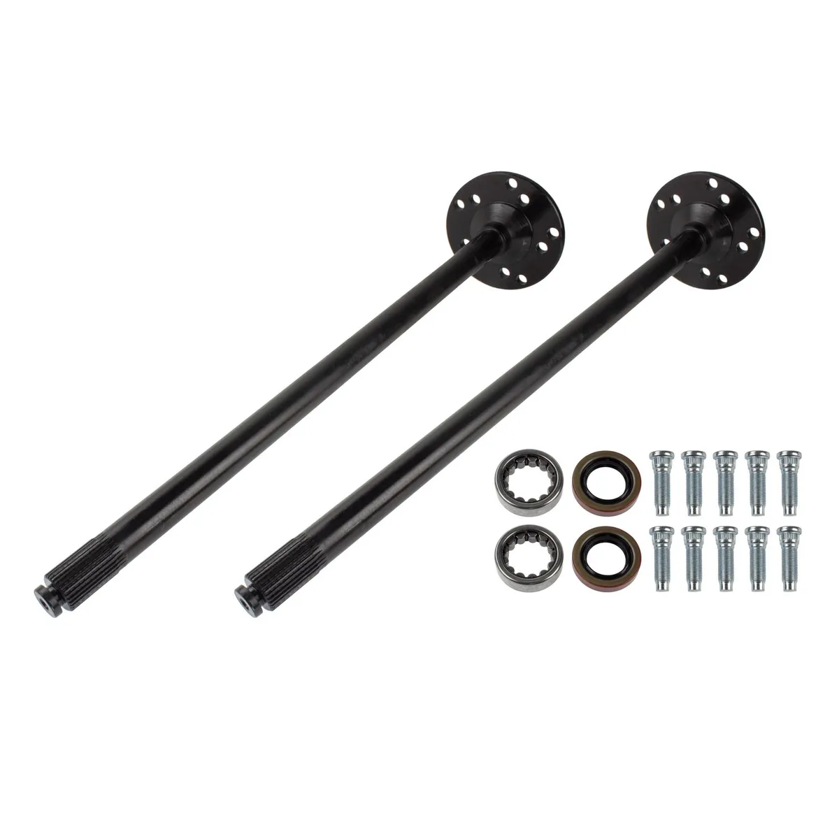 Ten Factory Rear Performance Axle Kit, Dana 35, Pair - 30 spline for aftermarket carrier - TJ product image