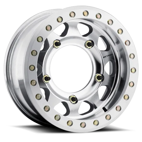 Method Race Wheels Aluminum Wheels 17x8 Buggy Beadlock MR101 Bolt Pattern 5 On 205 Offset -51 Lip Size 5.16 Raw Machined Method
