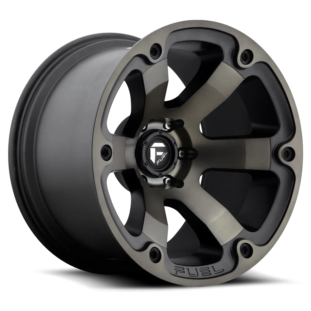Aluminum Wheels 17X9 Beast D564 5 On 127 Matte Black/Machined Dark Tint 78.1 Bore -12 Offset 6 Spoke Fuel Off Road Wheels product image