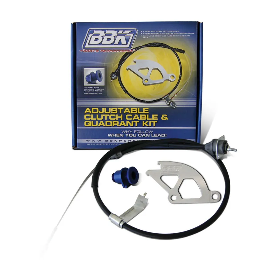 Ford Mustang Adjustable Clutch Cable And Quadrant Kit With Firewall Adjuster 96-04 product image