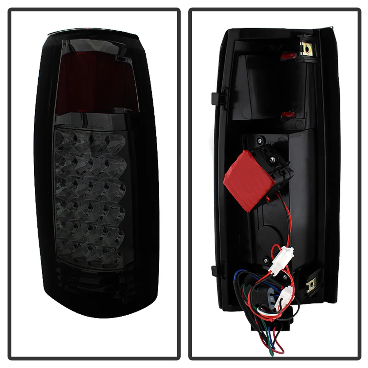 XTune LED Tail Lights; w/3rd LED Brake Light; Smoke; product image