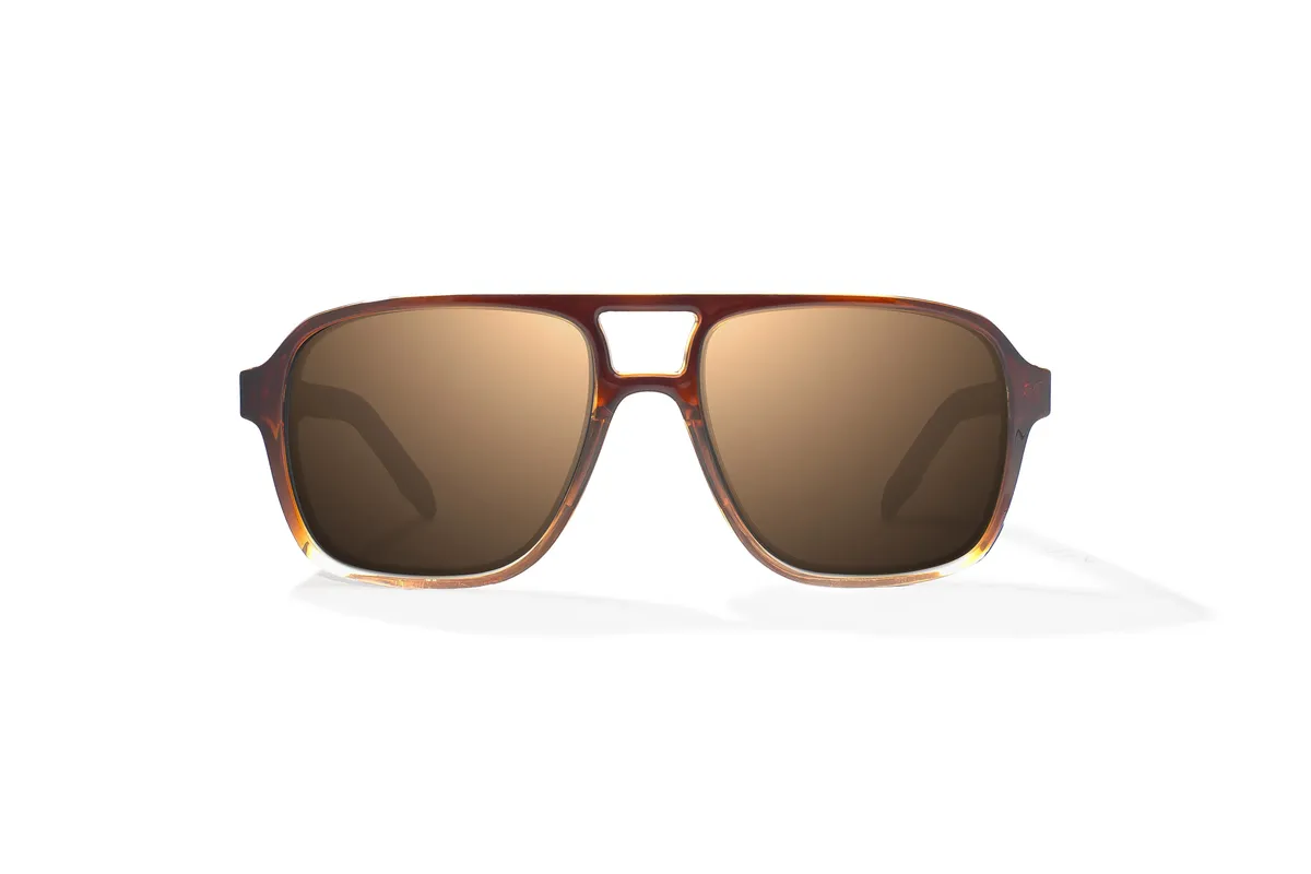 12 South Gray pc Whiskey Fade Gloss Sunglasses product image