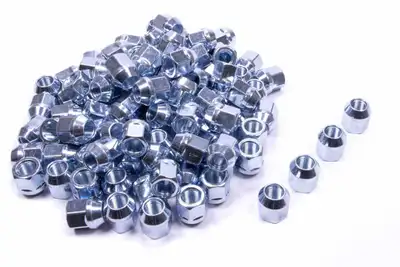 Gorilla Acorn Bulge Open End Lug Nut 13/16" Hex 1/2"-20 Zinc Bulk 90088