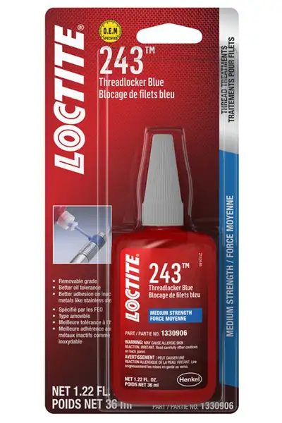 Loctite Threadlocker 243 Blue 36ml/1.22oz